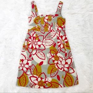 Anthropologie Maeve Abstract Floral Shift Dress